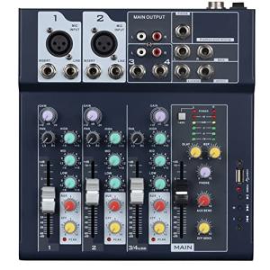 Weymic 4-Channel Mixer for DJ Stage Karaoke