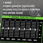 Depusheng PA8 8-Channel DJ Mixer with DSP Effects