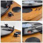 Bluetooth Portable Vinyl Turntable with Stereo Speaker