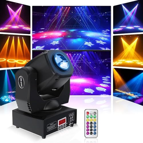 UKing 100W LED Moving Head Disco Lights, 8 Gobos