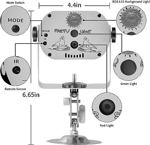 Mini RGB Laser Projector Stage Light for DJ Club
