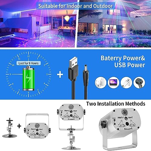 Mini RGB Laser Projector Stage Light for DJ Club