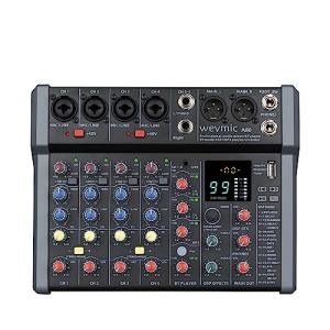 WEYMIC SE-80 Professional 8-Channel Mixer for DJ