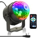 RGB DJ Sound Activated Disco Ball Strobe Light