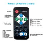 RGB DJ Sound Activated Disco Ball Strobe Light