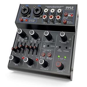 Portable Bluetooth DJ Mixer with USB Interface - Red