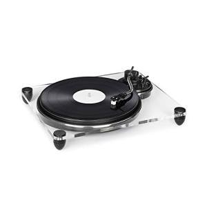 auna Pureness Acrylic Glass Vinyl Turntable USB MC