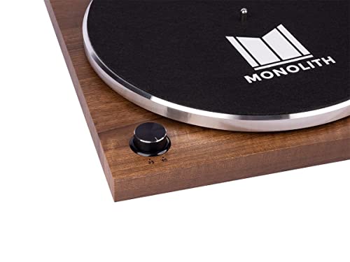 Walnut Monolith Turntable with AT-VM95E Cartridge & USB
