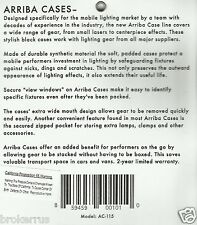 Arriba DJ Band Lighting Gear Travel Bag