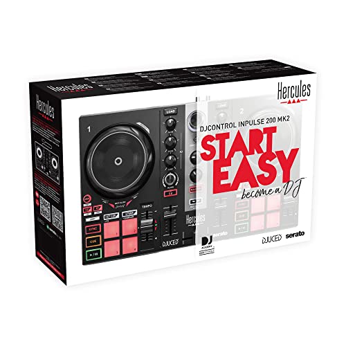 Hercules DJControl Inpulse 200 MK2 — Beginner-friendly DJ Controller