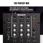 Numark M4 - 3-Channel DJ Mixer with EQ and Mic Input