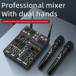 Depusheng UF4-M DJ Mixer with Bluetooth & Wireless Mic