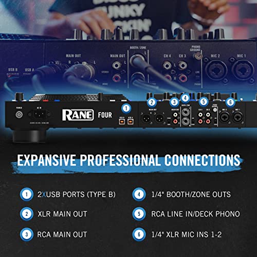 RANE FOUR 4 Channel DJ Controller with FX