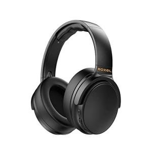 Wireless Over-Ear Headphones with Mic - Black