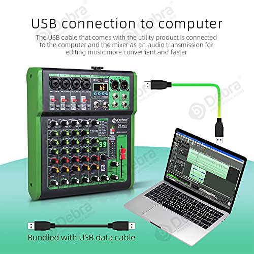4-Channel Audio Mixer with DSP Effects and USB