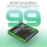 4-Channel Audio Mixer with DSP Effects and USB