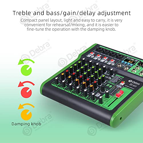 4-Channel Audio Mixer with DSP Effects and USB