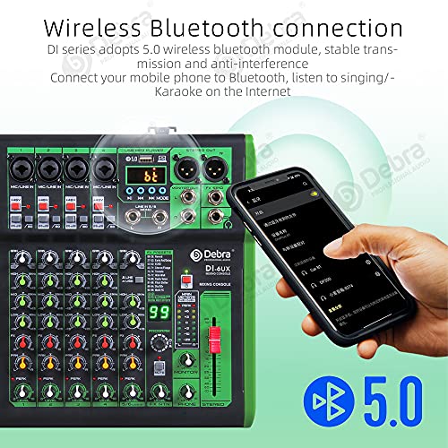 4-Channel Audio Mixer with DSP Effects and USB