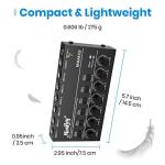 Moukey 6-Channel Line Mixer - Ideal for DJs