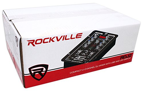 2 Channel DJ Mixer with USB