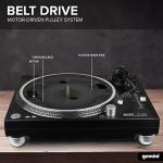 RCA & USB Belt-Drive Turntable w/ Reinforced Housing
