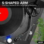 RCA & USB Belt-Drive Turntable w/ Reinforced Housing