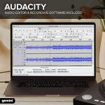 RCA & USB Belt-Drive Turntable w/ Reinforced Housing