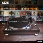 RCA & USB Belt-Drive Turntable w/ Reinforced Housing