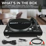 RCA & USB Belt-Drive Turntable w/ Reinforced Housing