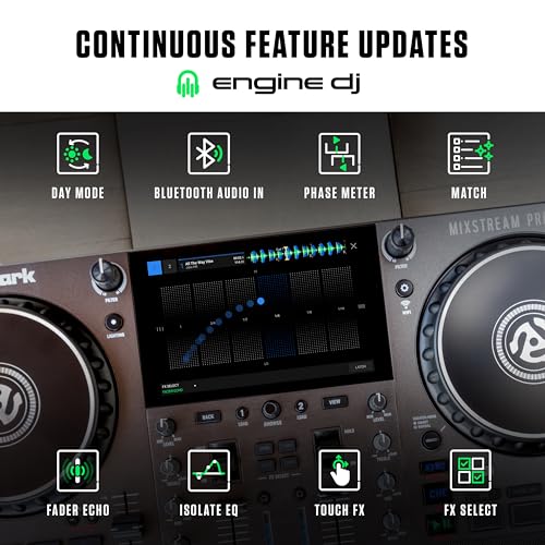 Numark Mixstream Pro Go: Portable DJ Controller with Speakers