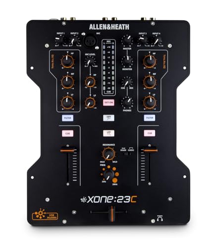 Allen & Heath Xone:23C 2-Channel DJ-Mixer with Sound Card