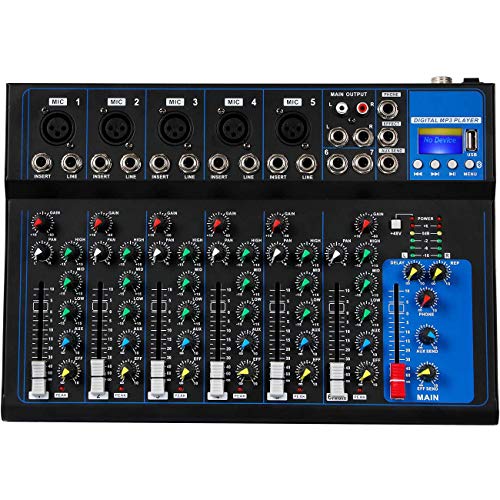 Depusheng HT7 Portable Bluetooth DJ Mixer