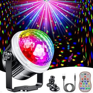 360° Music Activated Disco Ball Lights with Remote Control