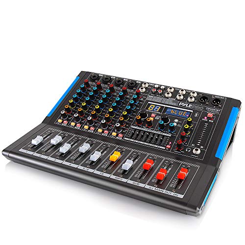 Pyle Bluetooth DJ Mixer with USB Recording Input
