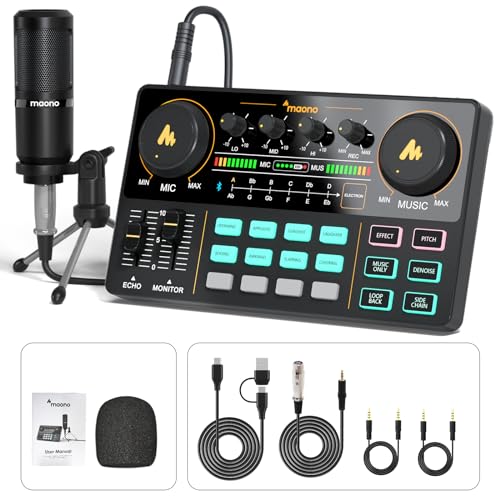 MAONO Podcasting Bundle with MaonoCaster Lite-Audio Interface