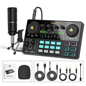 MAONO Podcasting Bundle with MaonoCaster Lite-Audio Interface