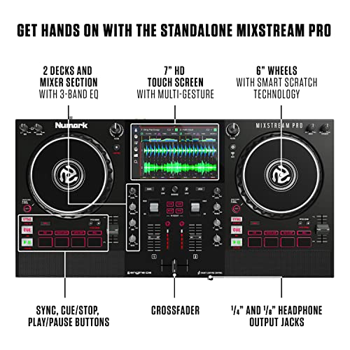 Numark Mixstream Pro DJ Controller with Speakers & WiFi