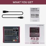 Phenyx Pro 6-Channel DJ Mixer PTX-20