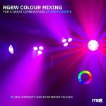 Music-Activated Disco Lights with PAR-T-Bar Stand