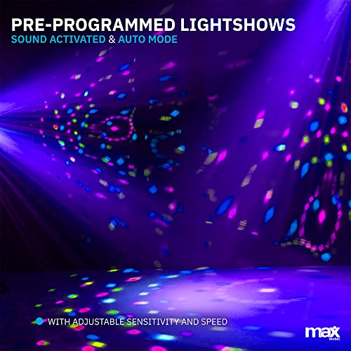 Music-Activated Disco Lights with PAR-T-Bar Stand