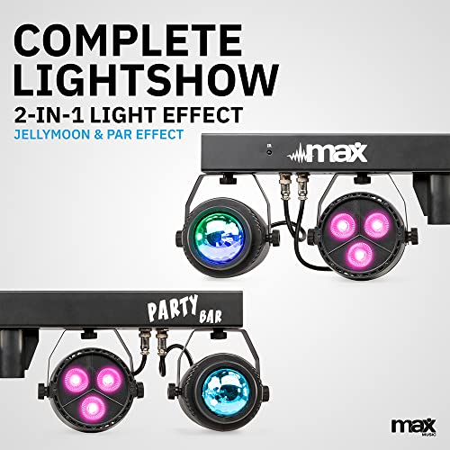 Music-Activated Disco Lights with PAR-T-Bar Stand