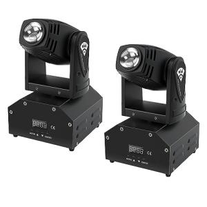 Pair of UKing RGBW Beam DJ Lights