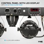 Music-Activated Disco Lights with PAR-T-Bar Stand