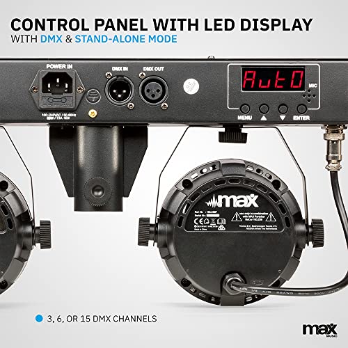 Music-Activated Disco Lights with PAR-T-Bar Stand