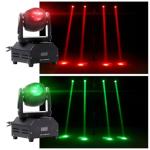 Pair of UKing RGBW Beam DJ Lights