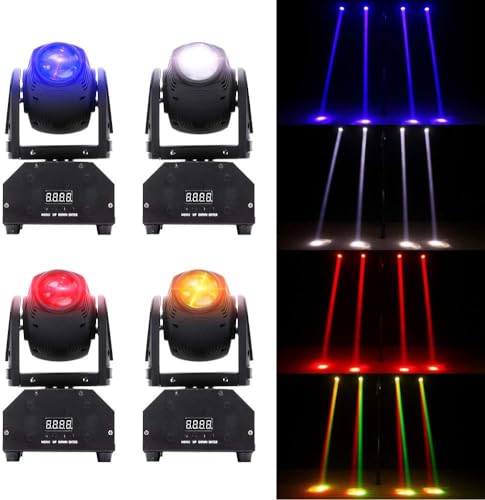 Pair of UKing RGBW Beam DJ Lights