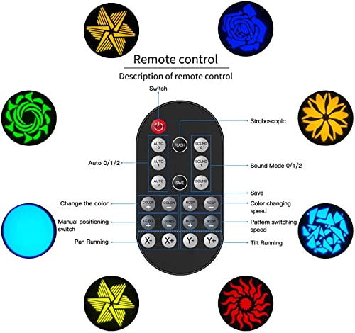 50W RGBW Moving Head Stage Light Duo