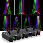RGBY DJ Party Lights with DMX512 Control