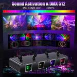RGBY DJ Party Lights with DMX512 Control
