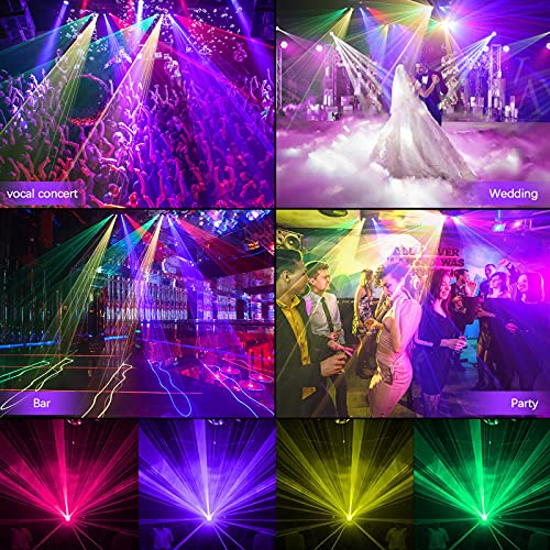 RGBY DJ Party Lights with DMX512 Control